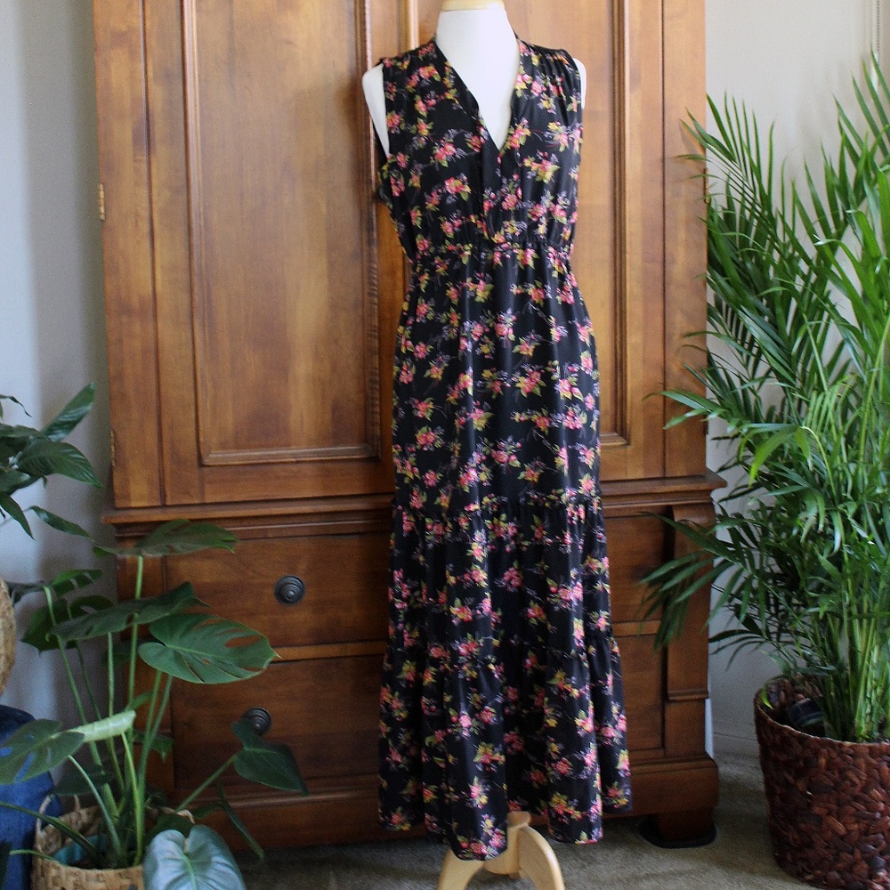 NWT Le Gali Tiered Skirt Maxi Dress Size US M
